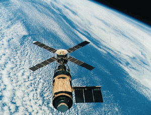NASA astronauts conducted three manned missions aboard Skylab, the United States' first space station. Before NASA had a chance to refurbish the space station, it came crashing to Earth in 1979.